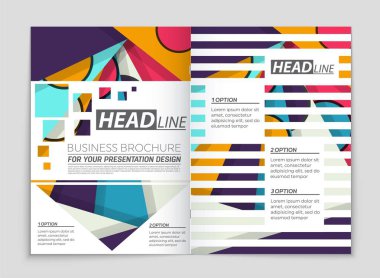 Soyut vektör düzen arka plan set. Sanat tasarım şablonu, liste, ön sayfa, mockup broşür Tema stili, afiş, fikir, kapak, kitapçık, baskı, el ilanı için kitap, boş, kartı, reklam, işareti, sayfa,, a4