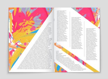 Soyut vektör düzen arka plan set. Sanat tasarım şablonu, liste, ön sayfa, mockup broşür Tema stili, afiş, fikir, kapak, kitapçık, baskı, el ilanı için kitap, boş, kartı, reklam, işareti, sayfa,, a4.