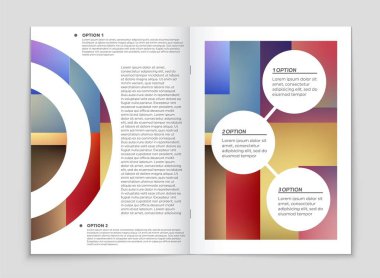 Soyut vektör düzen arka plan set. Sanat tasarım şablonu, liste, ön sayfa, mockup broşür Tema stili, afiş, fikir, kapak, kitapçık, baskı, el ilanı için kitap, boş, kartı, reklam, işareti, sayfa a4.