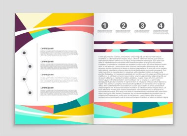 Soyut vektör düzen arka plan set. Sanat tasarım şablonu, liste, ön sayfa, mockup broşür Tema stili, afiş, fikir, kapak, kitapçık, baskı, el ilanı için kitap, boş, kartı, reklam, işareti, sayfa a4.