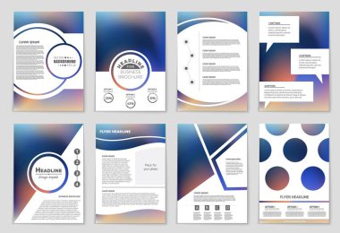 Soyut vektör düzen arka plan set. Sanat tasarım şablonu, liste, sayfa, mockup broşür Tema stili, afiş, fikir, kapak, kitapçık, baskı, el ilanı için kitap, boş, kartı, reklam, işareti, sayfa,, a4