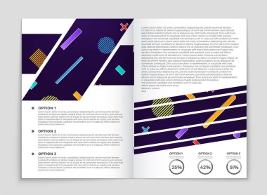 Soyut vektör düzen arka plan set. Sanat tasarım şablonu, liste, ön sayfa, mockup broşür Tema stili, afiş, fikir, kapak, kitapçık, baskı, el ilanı için kitap, boş, kartı, reklam, işareti, sayfa a4