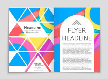 Soyut vektör düzen arka plan set. Sanat tasarım şablonu, liste, ön sayfa, mockup broşür Tema stili, afiş, fikir, kapak, kitapçık, baskı, el ilanı için kitap, boş, kartı, reklam, işareti, sayfa,, a4