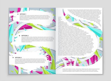 Soyut vektör düzen arka plan set. Sanat tasarım şablonu, liste, ön sayfa, mockup broşür Tema stili, afiş, fikir, kapak, kitapçık, baskı, el ilanı için kitap, boş, kartı, reklam, işareti, sayfa a4