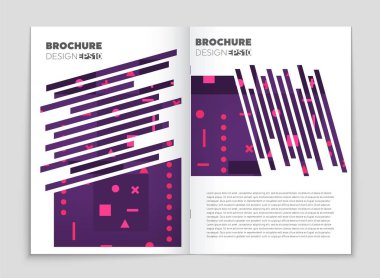 Soyut vektör düzen arka plan set. Sanat tasarım şablonu, liste, ön sayfa, mockup broşür Tema stili, afiş, fikir, kapak, kitapçık, baskı, el ilanı için kitap, boş, kartı, reklam, işareti, sayfa a4