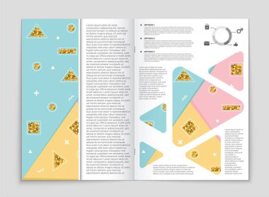 Soyut vektör düzen arka plan set. Sanat tasarım şablonu, liste, ön sayfa, mockup broşür Tema stili, afiş, fikir, kapak, kitapçık, baskı, el ilanı için kitap, boş, kartı, reklam, işareti, sayfa,, a4.