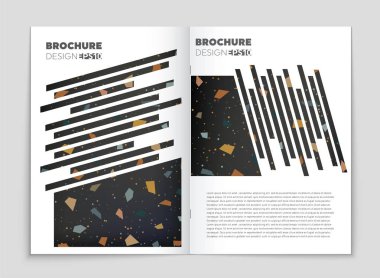 Soyut vektör düzen arka plan set. Sanat tasarım şablonu, liste, ön sayfa, mockup broşür Tema stili, afiş, fikir, kapak, kitapçık, baskı, el ilanı için kitap, boş, kartı, reklam, işareti, sayfa,, a4.