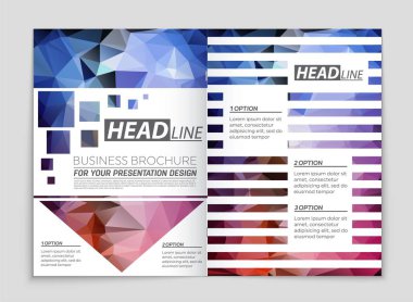 Soyut vektör düzen arka plan set. Sanat tasarım şablonu, liste, ön sayfa, mockup broşür Tema stili, afiş, fikir, kapak, kitapçık, baskı, el ilanı için kitap, boş, kartı, reklam, işareti, sayfa a4.