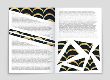 Soyut vektör düzen arka plan set. Sanat tasarım şablonu, liste, ön sayfa, mockup broşür Tema stili, afiş, fikir, kapak, kitapçık, baskı, el ilanı için kitap, boş, kartı, reklam, işareti, sayfa a4