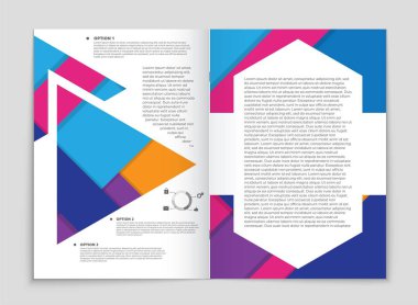 Soyut vektör düzen arka plan set. Sanat tasarım şablonu, liste, ön sayfa, mockup broşür Tema stili, afiş, fikir, kapak, kitapçık, baskı, el ilanı için kitap, boş, kartı, reklam, işareti, sayfa,, a4