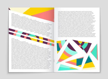 Soyut vektör düzen arka plan set. Sanat tasarım şablonu, liste, ön sayfa, mockup broşür Tema stili, afiş, fikir, kapak, kitapçık, baskı, el ilanı için kitap, boş, kartı, reklam, işareti, sayfa a4.