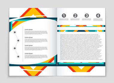 Soyut vektör düzen arka plan set. Sanat tasarım şablonu, liste, ön sayfa, mockup broşür Tema stili, afiş, fikir, kapak, kitapçık, baskı, el ilanı için kitap, boş, kartı, reklam, işareti, sayfa a4