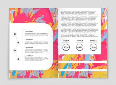 Soyut vektör düzen arka plan set. Sanat tasarım şablonu, liste, ön sayfa, mockup broşür Tema stili, afiş, fikir, kapak, kitapçık, baskı, el ilanı için kitap, boş, kartı, reklam, işareti, sayfa,, a4.