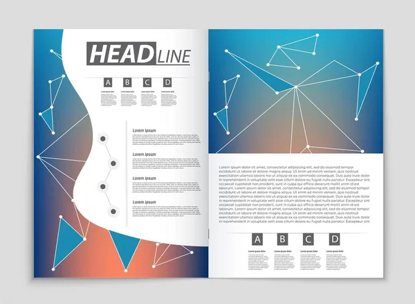추상적인 벡터 레이아웃 배경 설정 합니다. 아트 템플릿 디자인, 목록, 프론트 페이지, 이랑 브로셔 테마 스타일, 배너, 아이디어, 커버, 소책자, 인쇄, 전단지도 서, 빈, 카드, 광고, 사인, 시트, a4 — 스톡 벡터
