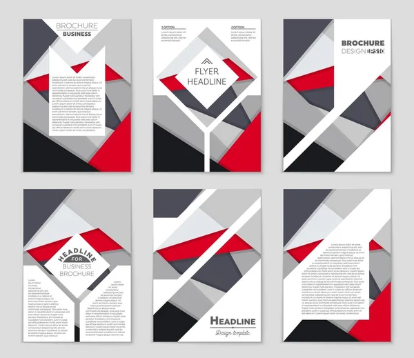 Abstract vector lay-out achtergrond instellen. Voor kunst sjabloonontwerp, lijst, voorpagina, mockup de stijl van het thema van de brochure, banner, idee, cover, boekje, print, flyer, boek, leeg, kaart, advertentie, teken, blad,, a4 — Stockvector