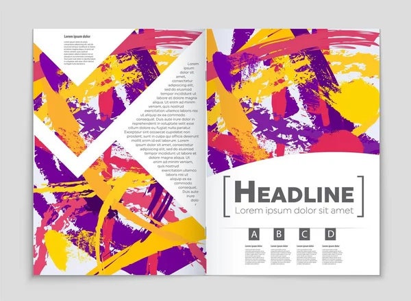 Conjunto de fundo de layout vetorial abstrato. Para design de modelo de arte, lista, primeira página, estilo de tema de brochura mockup, banner, ideia, capa, livreto, impressão, folheto, livro, em branco, cartão, anúncio, sinal, folha,, a4 . — Vetor de Stock