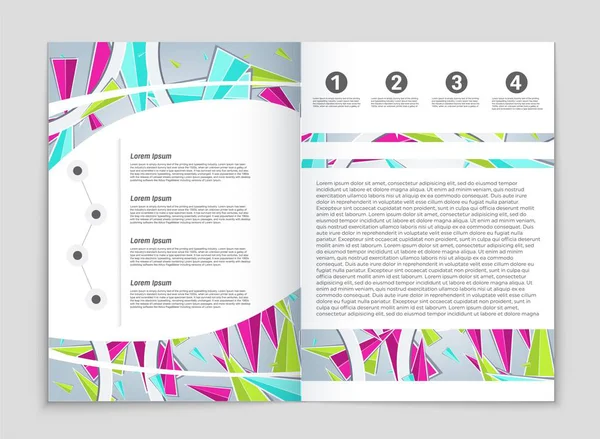 Abstract vector lay-out achtergrond instellen. Voor kunst sjabloonontwerp, lijst, voorpagina, mockup de stijl van het thema van de brochure, banner, idee, cover, boekje, print, flyer, boek, leeg, kaart, advertentie, teken, blad, a4 — Stockvector