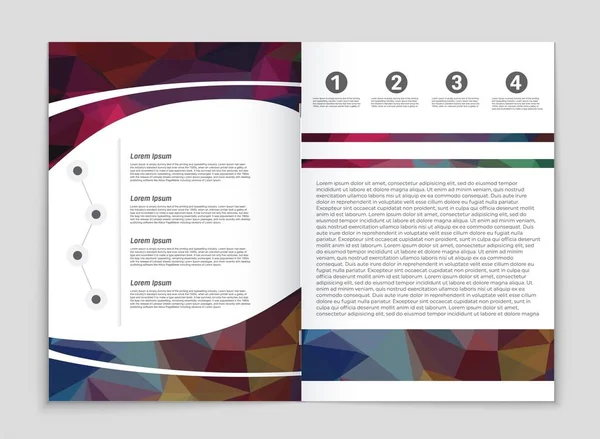 Abstract vector lay-out achtergrond instellen. Voor kunst sjabloonontwerp, lijst, voorpagina, mockup de stijl van het thema van de brochure, banner, idee, cover, boekje, print, flyer, boek, leeg, kaart, advertentie, teken, blad, a4. — Stockvector