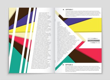 Soyut vektör düzen arka plan set. Sanat tasarım şablonu, liste, ön sayfa, mockup broşür Tema stili, afiş, fikir, kapak, kitapçık, baskı, el ilanı için kitap, boş, kartı, reklam, işareti, sayfa,, a4