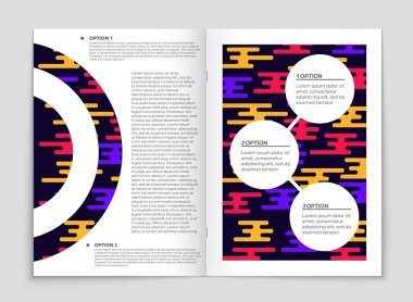Soyut vektör düzen arka plan set. Sanat tasarım şablonu, liste, ön sayfa, mockup broşür Tema stili, afiş, fikir, kapak, kitapçık, baskı, el ilanı için kitap, boş, kartı, reklam, işareti, sayfa a4
