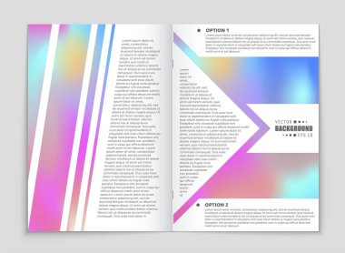 Soyut vektör düzen arka plan set. Sanat tasarım şablonu, liste, sayfa, mockup broşür Tema stili, afiş, fikir, kapak, kitapçık, baskı, el ilanı için kitap, boş, kartı, reklam, işareti, sayfa,, a4