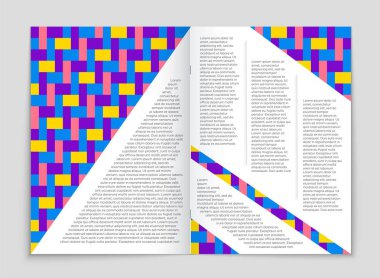 Soyut vektör düzen arka plan set. Sanat tasarım şablonu, liste, ön sayfa, mockup broşür Tema stili, afiş, fikir, kapak, kitapçık, baskı, el ilanı için kitap, boş, kartı, reklam, işareti, sayfa a4.