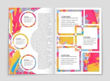 Soyut vektör düzen arka plan set. Sanat tasarım şablonu, liste, ön sayfa, mockup broşür Tema stili, afiş, fikir, kapak, kitapçık, baskı, el ilanı için kitap, boş, kartı, reklam, işareti, sayfa,, a4.