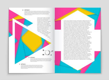 Soyut vektör düzen arka plan set. Sanat tasarım şablonu, liste, ön sayfa, mockup broşür Tema stili, afiş, fikir, kapak, kitapçık, baskı, el ilanı için kitap, boş, kartı, reklam, işareti, sayfa,, a4