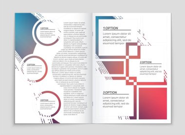 Soyut vektör düzen arka plan set. Sanat tasarım şablonu, liste, ön sayfa, mockup broşür Tema stili, afiş, fikir, kapak, kitapçık, baskı, el ilanı için kitap, boş, kartı, reklam, işareti, sayfa a4