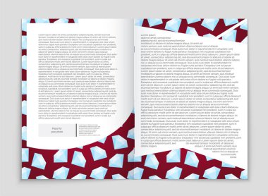 Soyut vektör düzen arka plan set. Sanat tasarım şablonu, liste, ön sayfa, mockup broşür Tema stili, afiş, fikir, kapak, kitapçık, baskı, el ilanı için kitap, boş, kartı, reklam, işareti, sayfa a4