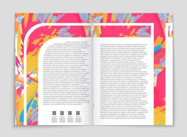 Soyut vektör düzen arka plan set. Sanat tasarım şablonu, liste, ön sayfa, mockup broşür Tema stili, afiş, fikir, kapak, kitapçık, baskı, el ilanı için kitap, boş, kartı, reklam, işareti, sayfa,, a4.