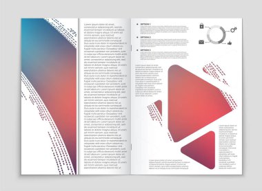 Soyut vektör düzen arka plan set. Sanat tasarım şablonu, liste, ön sayfa, mockup broşür Tema stili, afiş, fikir, kapak, kitapçık, baskı, el ilanı için kitap, boş, kartı, reklam, işareti, sayfa a4
