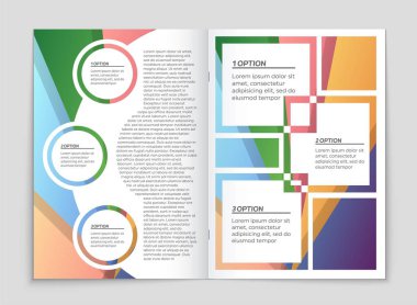 Soyut vektör düzen arka plan set. Sanat tasarım şablonu, liste, ön sayfa, mockup broşür Tema stili, afiş, fikir, kapak, kitapçık, baskı, el ilanı için kitap, boş, kartı, reklam, işareti, sayfa,, a4