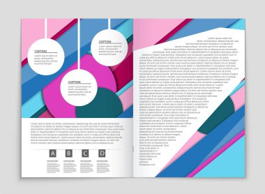 Soyut vektör düzen arka plan set. Sanat tasarım şablonu, liste, ön sayfa, mockup broşür Tema stili, afiş, fikir, kapak, kitapçık, baskı, el ilanı için kitap, boş, kartı, reklam, işareti, sayfa,, a4