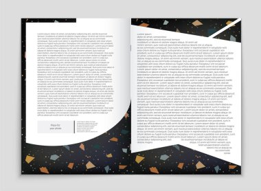 Soyut vektör düzen arka plan set. Sanat tasarım şablonu, liste, ön sayfa, mockup broşür Tema stili, afiş, fikir, kapak, kitapçık, baskı, el ilanı için kitap, boş, kartı, reklam, işareti, sayfa,, a4.