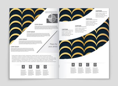 Soyut vektör düzen arka plan set. Sanat tasarım şablonu, liste, ön sayfa, mockup broşür Tema stili, afiş, fikir, kapak, kitapçık, baskı, el ilanı için kitap, boş, kartı, reklam, işareti, sayfa a4