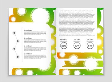 Soyut vektör düzen arka plan set. Sanat tasarım şablonu, liste, ön sayfa, mockup broşür Tema stili, afiş, fikir, kapak, kitapçık, baskı, el ilanı için kitap, boş, kartı, reklam, işareti, sayfa a4
