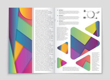 Soyut vektör düzen arka plan set. Sanat tasarım şablonu, liste, ön sayfa, mockup broşür Tema stili, afiş, fikir, kapak, kitapçık, baskı, el ilanı için kitap, boş, kartı, reklam, işareti, sayfa,, a4