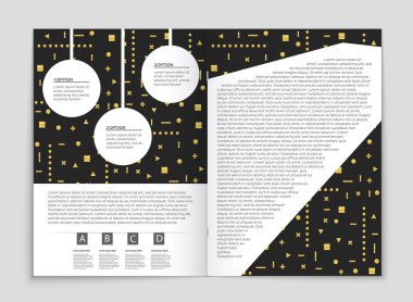 Soyut vektör düzen arka plan set. Sanat tasarım şablonu, liste, ön sayfa, mockup broşür Tema stili, afiş, fikir, kapak, kitapçık, baskı, el ilanı için kitap, boş, kartı, reklam, işareti, sayfa a4