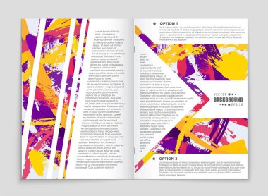 Soyut vektör düzen arka plan set. Sanat tasarım şablonu, liste, ön sayfa, mockup broşür Tema stili, afiş, fikir, kapak, kitapçık, baskı, el ilanı için kitap, boş, kartı, reklam, işareti, sayfa,, a4.