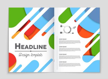 Soyut vektör düzen arka plan set. Sanat tasarım şablonu, liste, ön sayfa, mockup broşür Tema stili, afiş, fikir, kapak, kitapçık, baskı, el ilanı için kitap, boş, kartı, reklam, işareti, sayfa,, a4