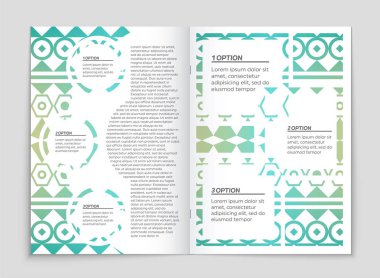 Soyut vektör düzen arka plan set. Sanat tasarım şablonu, liste, ön sayfa, mockup broşür Tema stili, afiş, fikir, kapak, kitapçık, baskı, el ilanı için kitap, boş, kartı, reklam, işareti, sayfa a4