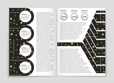 Soyut vektör düzen arka plan set. Sanat tasarım şablonu, liste, ön sayfa, mockup broşür Tema stili, afiş, fikir, kapak, kitapçık, baskı, el ilanı için kitap, boş, kartı, reklam, işareti, sayfa a4