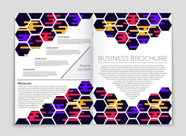 Abstract vector lay-out achtergrond instellen. Voor kunst sjabloonontwerp, lijst, voorpagina, mockup de stijl van het thema van de brochure, banner, idee, cover, boekje, print, flyer, boek, leeg, kaart, advertentie, teken, blad, a4 — Stockvector