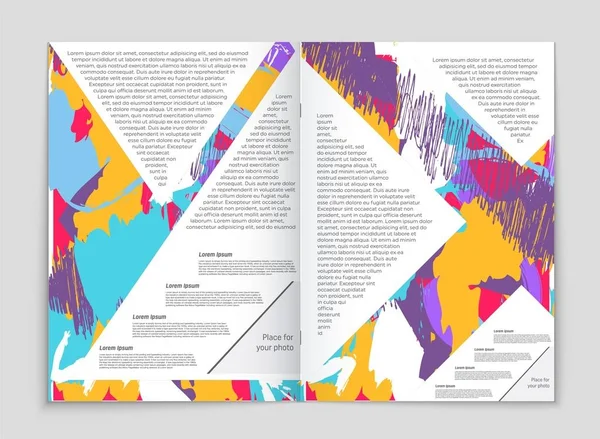 抽象矢量布局背景集。艺术模板设计、 列表、 头版、 样机宣传册主题样式、 横幅、 想法、 封面、 小册子、 打印、 传单，书，空白，卡，广告、 标志、 工作表、 a4. — 图库矢量图片