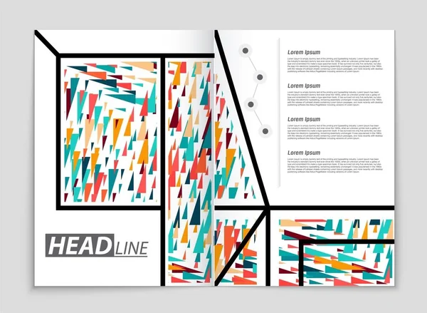 추상적인 벡터 레이아웃 배경 설정 합니다. 아트 템플릿 디자인, 목록, 프론트 페이지, 이랑 브로셔 테마 스타일, 배너, 아이디어, 커버, 소책자, 인쇄, 전단지도 서, 빈, 카드, 광고, 사인, 시트, a4. — 스톡 벡터