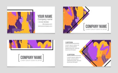 Soyut vektör düzen arka plan set. Sanat tasarım şablonu, liste, ön sayfa, mockup broşür Tema stili, afiş, fikir, kapak, kitapçık, baskı, el ilanı için kitap, boş, kartı, reklam, işareti, sayfa a4.