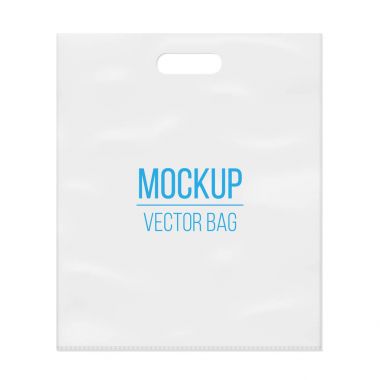 boş boş beyaz plastik torba