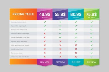 İş planlarının yaratıcı vektör illüstrasyon tablosu şeffaf arkaplanda izole edildi. Sanat tasarımı modern afiş listesi. Soyut konsept grafik web siteleri, uygulamalar ögesi