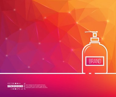 Yaratıcı soyut kavram vektör çizgi çizmek için web, mobil uygulaması, illüstrasyon şablon tasarım, iş Infographic, sayfa, broşür, afiş, tanıtım, poster, kapak, kitapçık, belge arka plan.